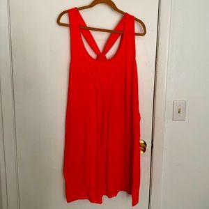 Old Navy Orange Summer Dress Size XXL